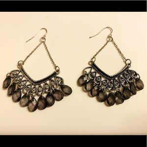Large dangle earrings